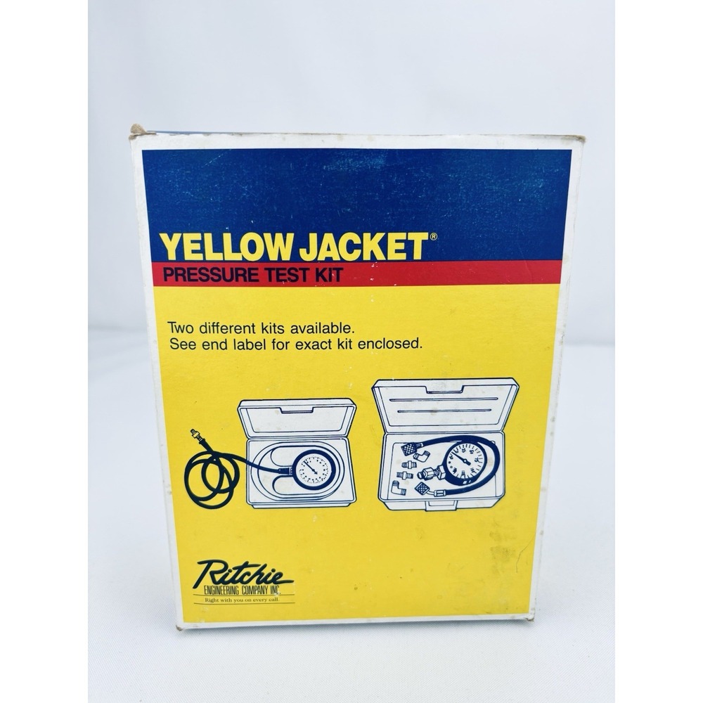 Yellow Jacket 78060 Manifold Gas Pressure Test Kit 0-35, HVAC, Auto Repair Tool